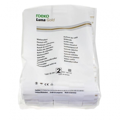 Roeko ролки памучни Luna Gold №2   1000 бр.