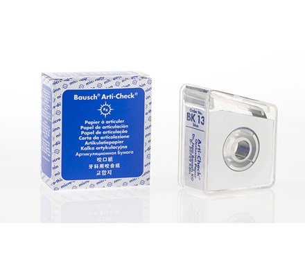 Bausch оклузионна хартия BK13 40μ, 16mm, 15m в диспенсър