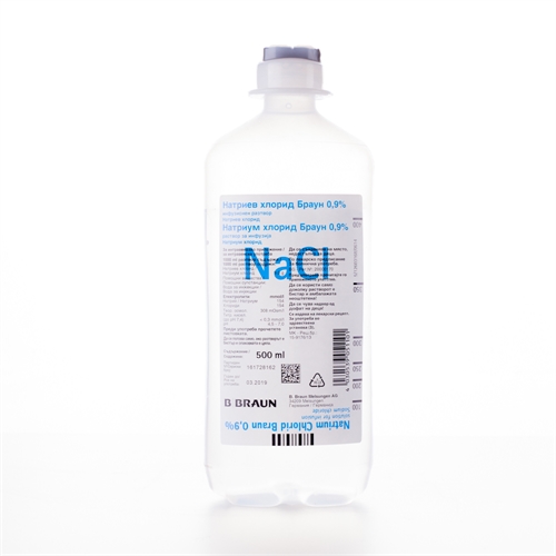 Braun натриев хлорид NaCl банка 500ml