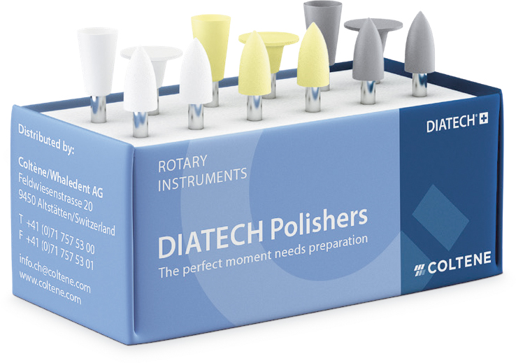 Diatech полирни гуми ECO LINE (REMOVERS-SMOOTHERS-SHINERS) за композит 12 бр.
