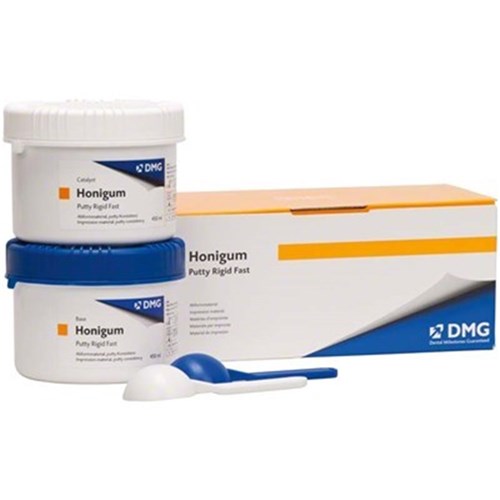 DMG А-силикони Honigum Putty Rigid Fast База 450мл + Катализатор 450мл  1 бр.