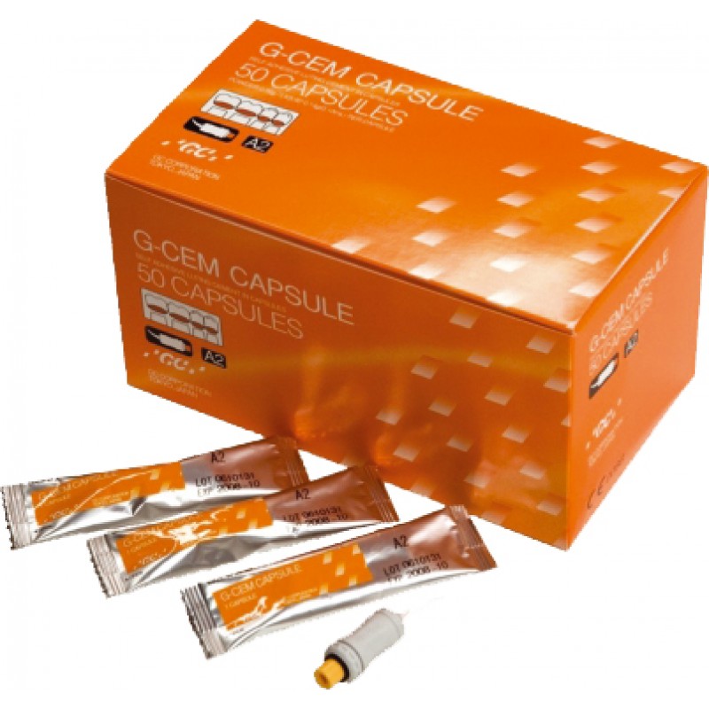 GC композитен цимент  G-Cem A2   50 бр. капсули