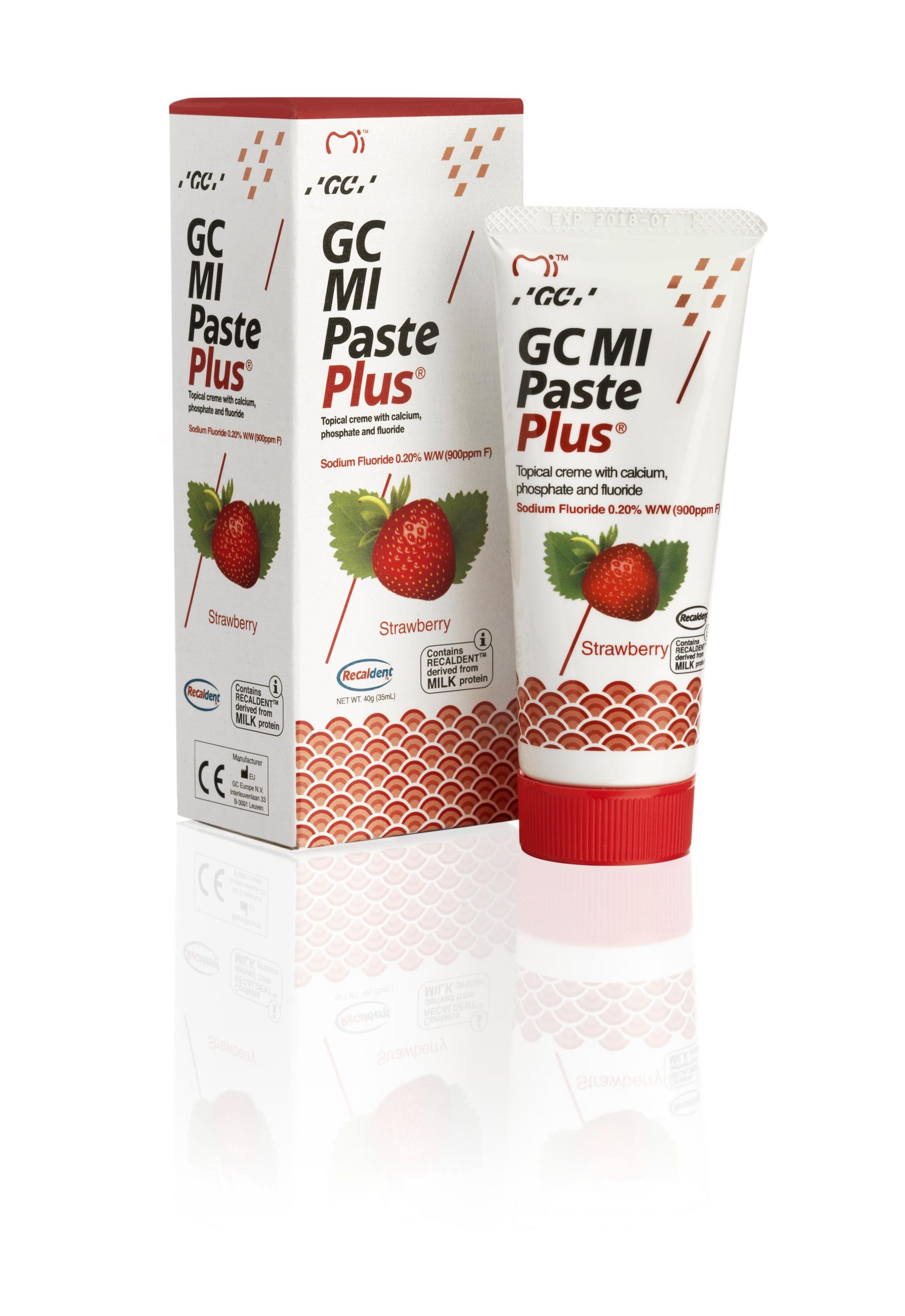 GC паста за зъби  MI Paste Plus ягода;
