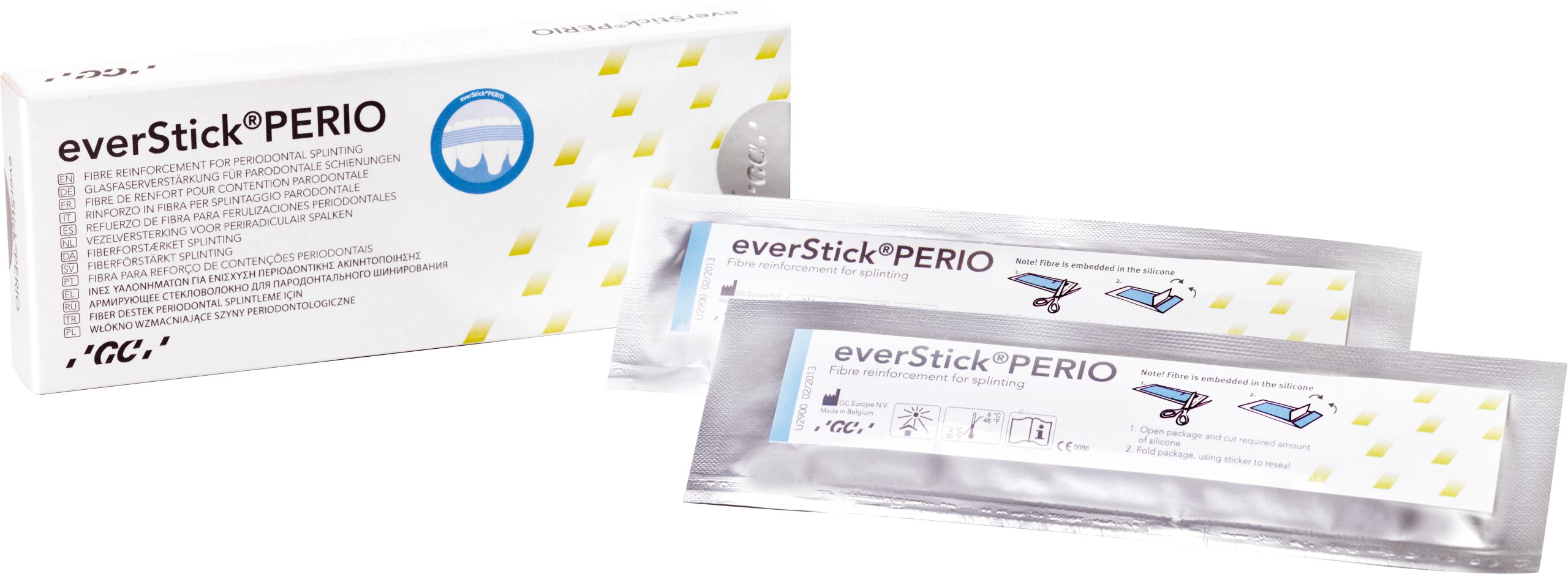 GC стъклени влакна  EverStick Perio, 1 x 8 cm;