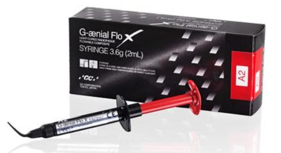 GC течен фотополимер  G-aenial A2 Flo X;   шприца