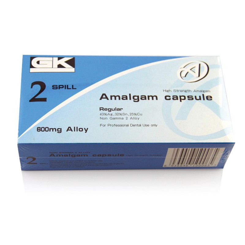 GK амалгама  2 дози; 43% Ag  1 бр.