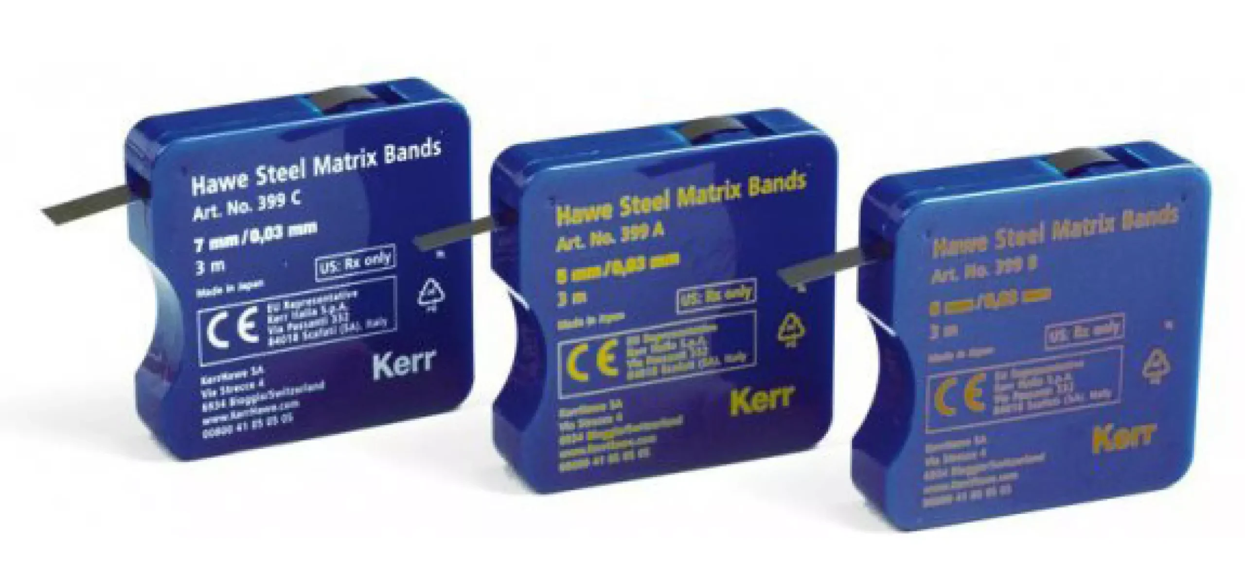 Kerr Hawe матрична лента  метална, 0.3 mm х 3 m, широка 6 mm