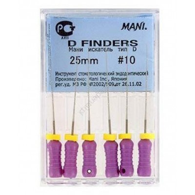 Mani D-FINDERS пила размер 12 - 25 mm, розова   6 бр.