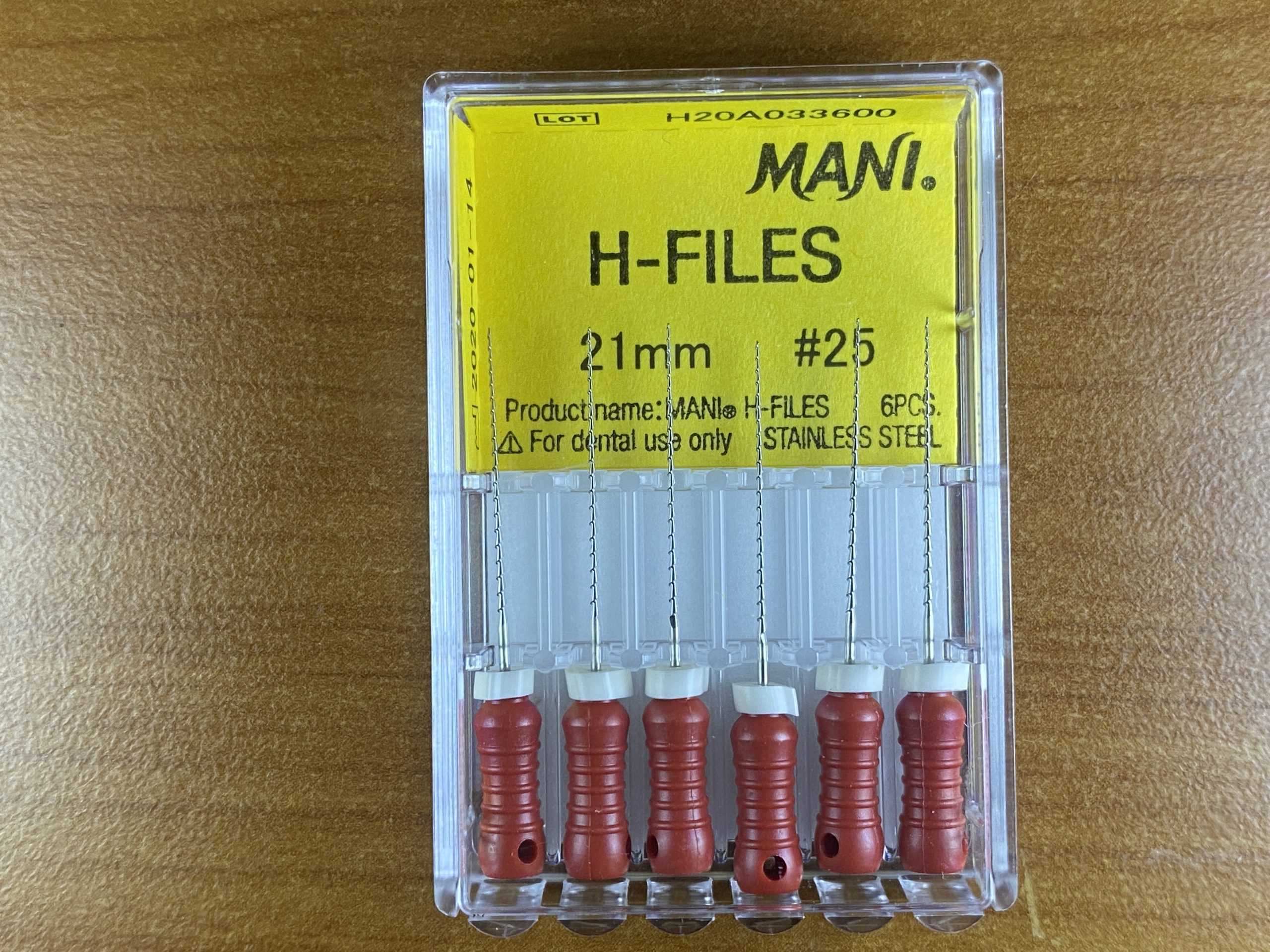 Mani H-пила размер 25 - 21 mm   6 бр.