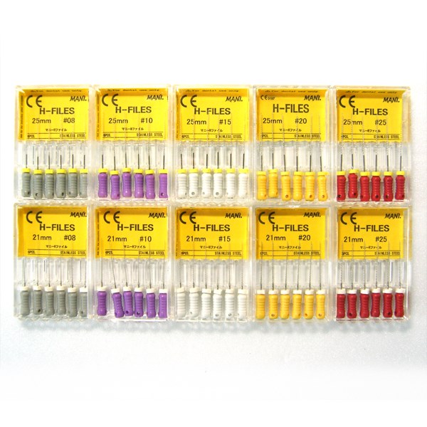 Mani H-пила размер 40 - 25 mm, черна   6 бр.