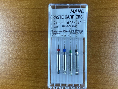 Mani каналопълнител  размер 25 - 21 mm, червени   4 бр.