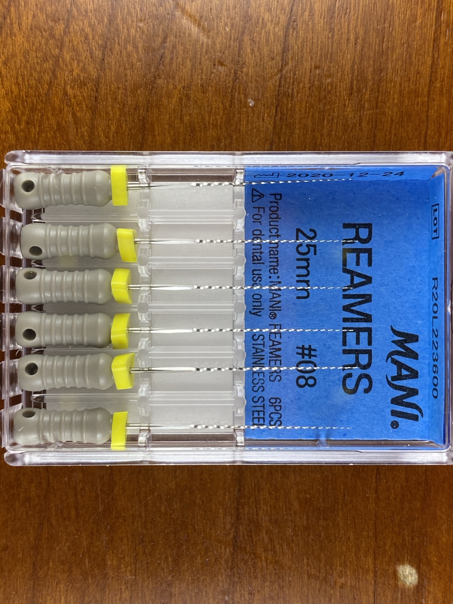 Mani пила Reamer разширител #08; 25 mm  6 бр.
