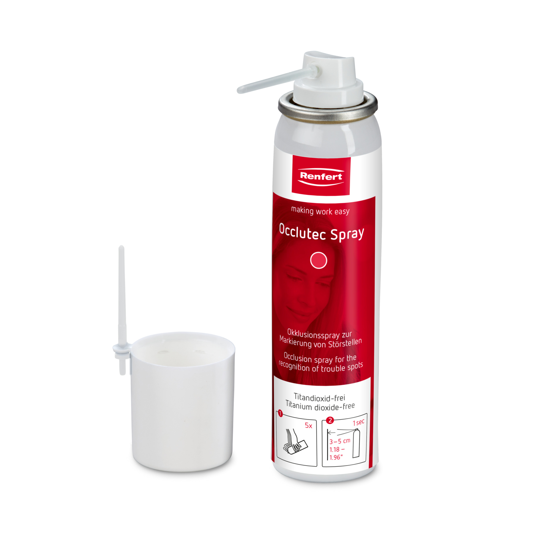 Renfert оклузален спрей Occlutec Spray червен   75 ml
