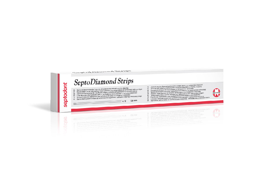 Septodont  SeptoDiamond Strips 12 ленти 2,5mm assorted