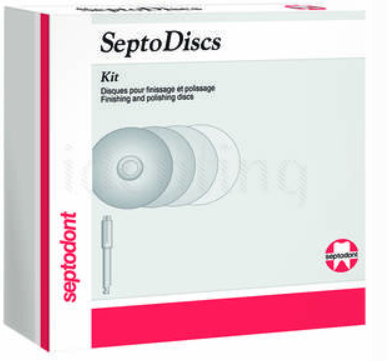 Septodont  SeptoDiscs Kit: 120 assorted abrasive discs + 1 mandrel