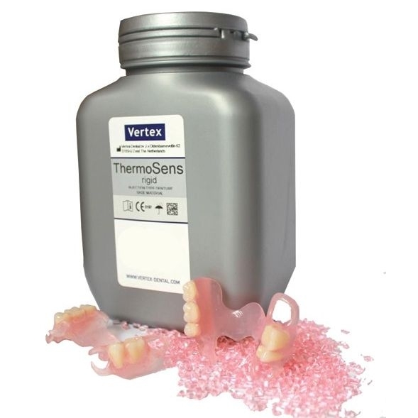 Vertex   Thermosens Rigid материал за протези цвят ТS  1000g