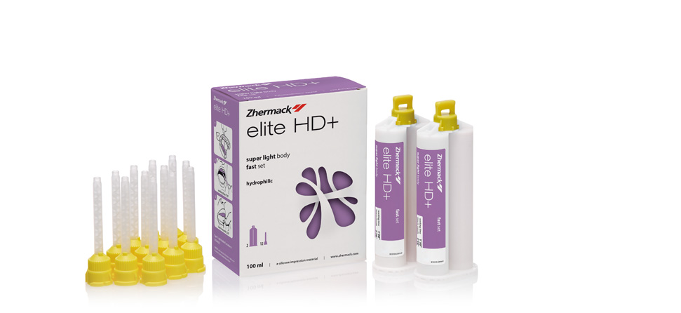 Zhermack А-силикони ELITE HD Super Light Fast Set коректура   2 x 50 ml