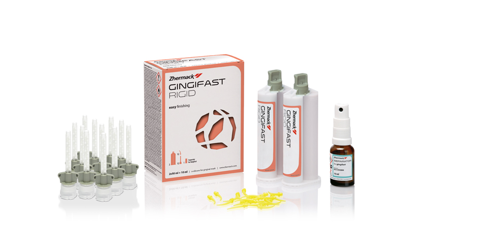 Zhermack  Gingifast Rigid гингивална маска  2 x 50 ml картуша