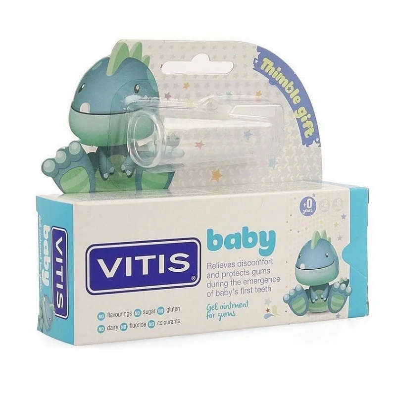 DENTAID Гел паста за зъби VITIS Baby Neutral + напръсник за деца от 6 месеца до 2 год. 30 ml