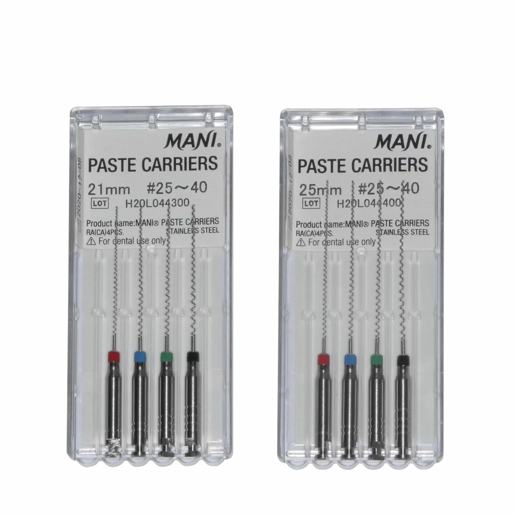 Mani каналопълнител  размер 30 - 21 mm, сини   4 бр.