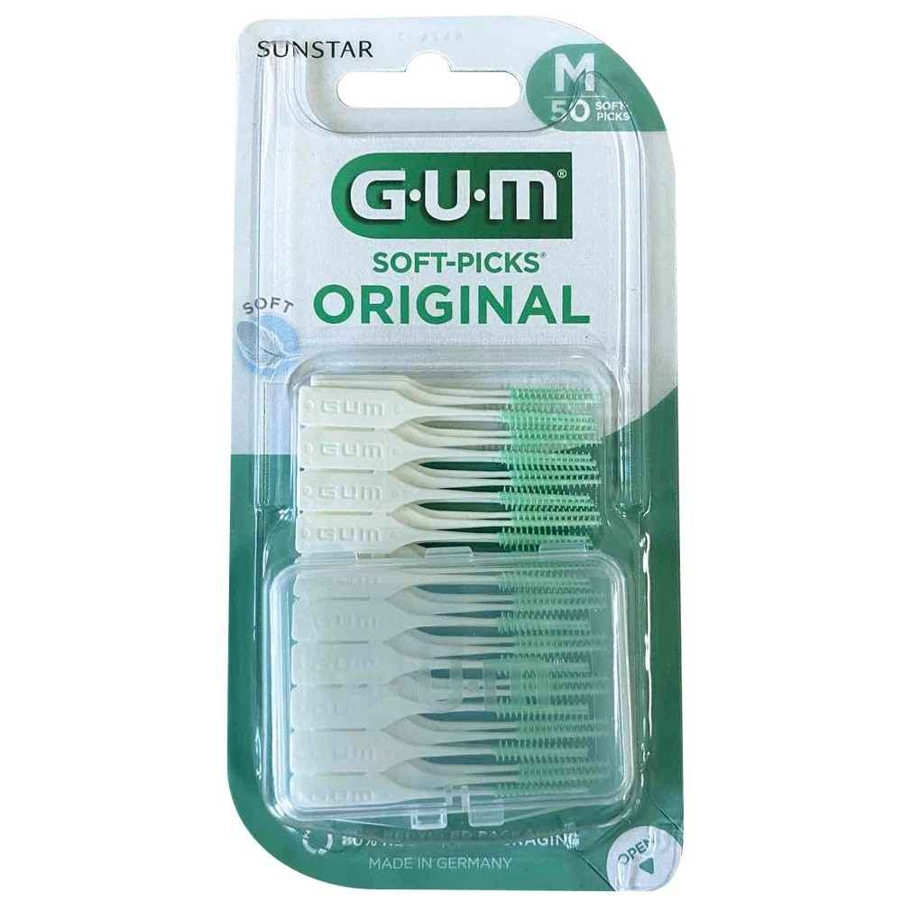 Gum Интердентални четки за зъби Soft-Picks medium 50 бр., блистер