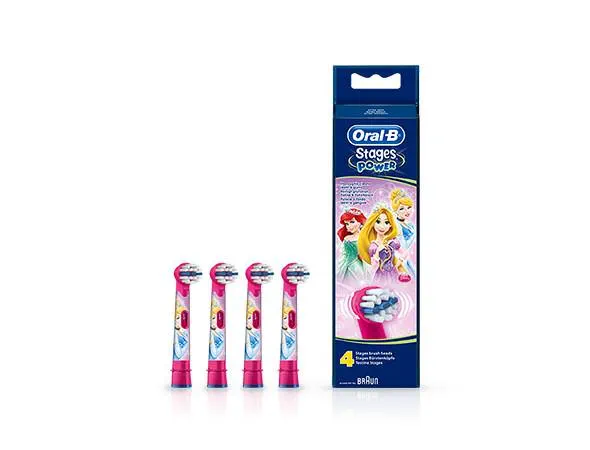 Oral-B Наконечник за ел. четка Princes, 4 бр. блистер