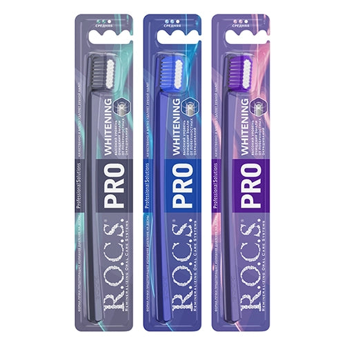R.O.C.S. Четка за зъби PRO Whitening, medium