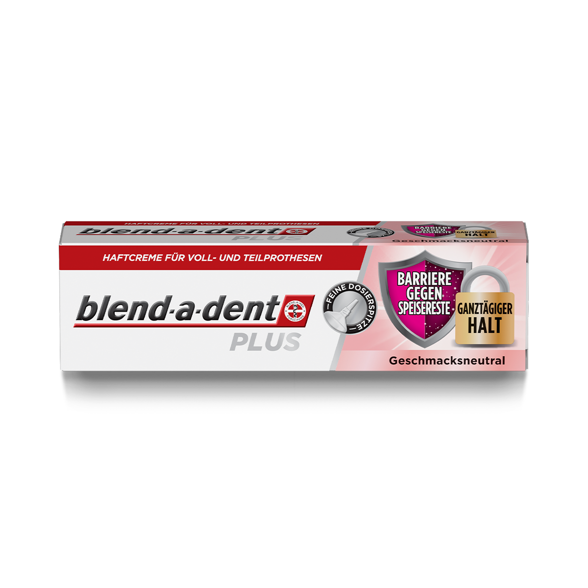 Blend-a-dent Лепило за протези PLUS Защита против остатъци от xрана 40 g