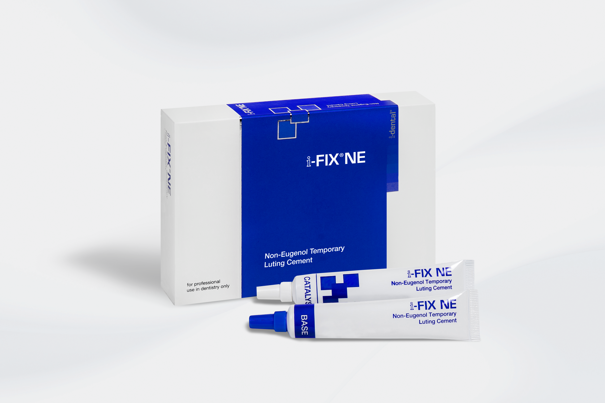 I-DENTAL временен цимент без евгенол i-FIX NE 55g база + 20g катализатор