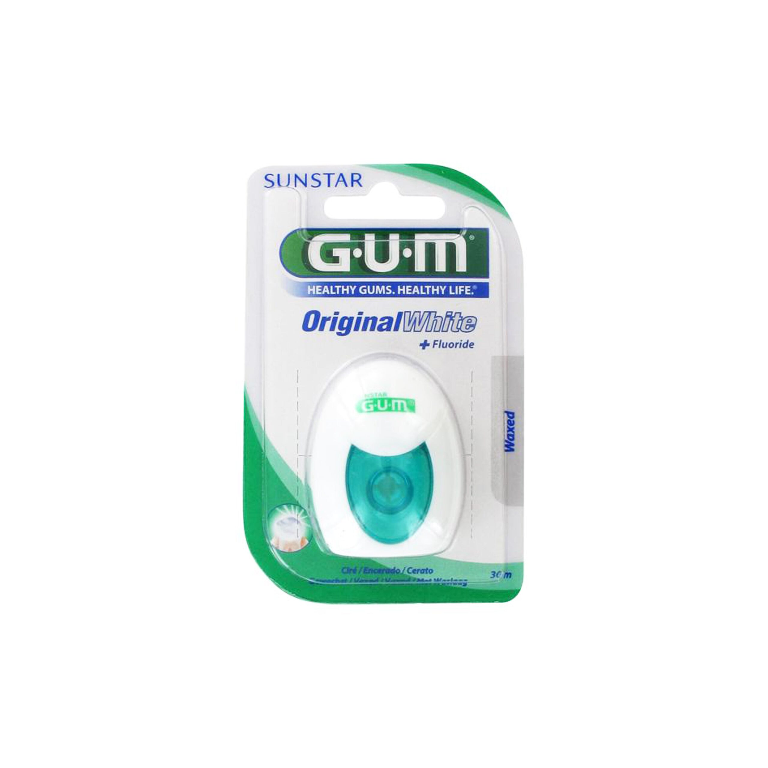 Gum Конец за зъби Original White 30 m, блистер