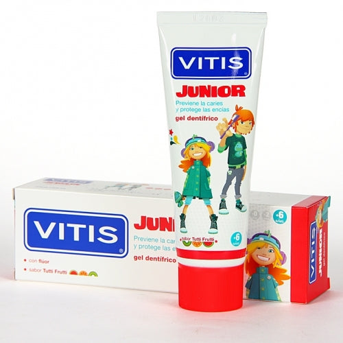 DENTAID Гел паста за зъби VITIS Junior Tutti Frutti за деца над 6 год. 75 ml