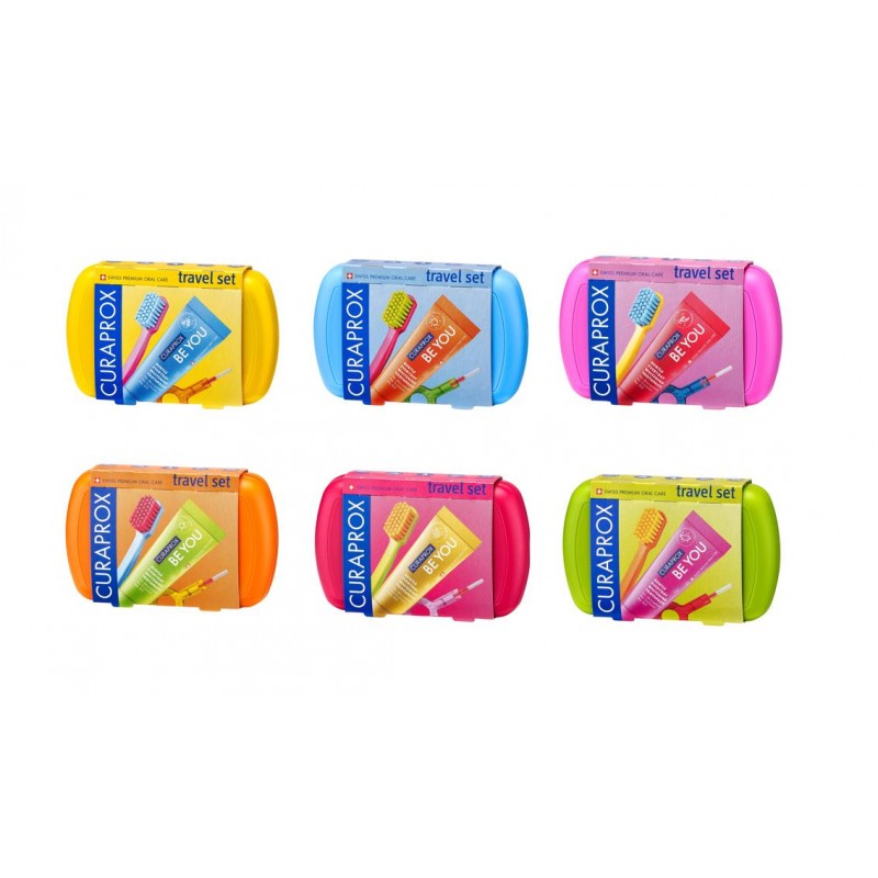 Curaprox комплект ORTHO [BE YOU] със сгъваема ЧЗ 5460, със жлеб за брекети