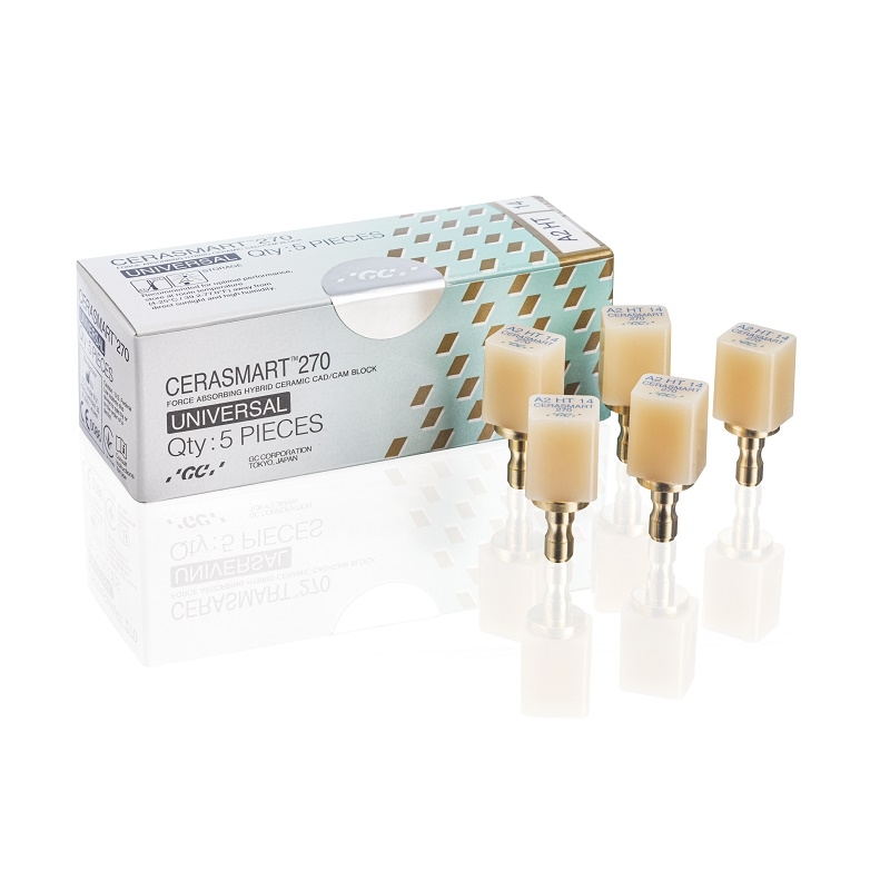 GC Керамичен блок Cerasmart 270 CEREC размер 14 A3 HT  5 бр. кутия