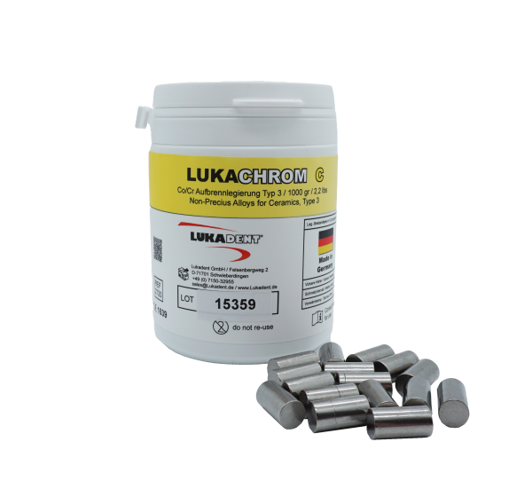 LukaDent  LukaChrom C за керамика  1 kg