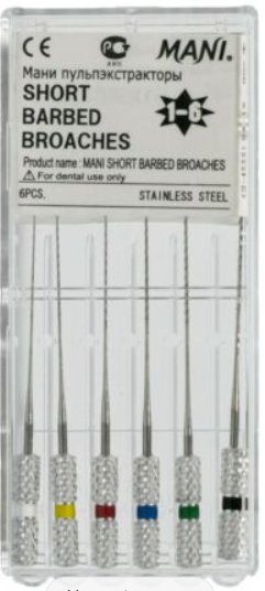 Mani нервекстрактор  #6; 21 mm черни  6 бр.