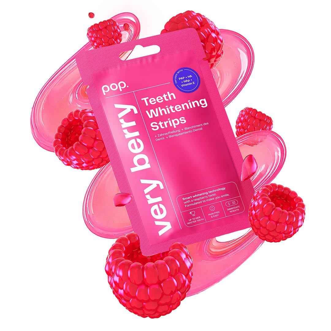 Smilepen Pop избелващи лентички за зъби - горски плодове 7x2 бр.