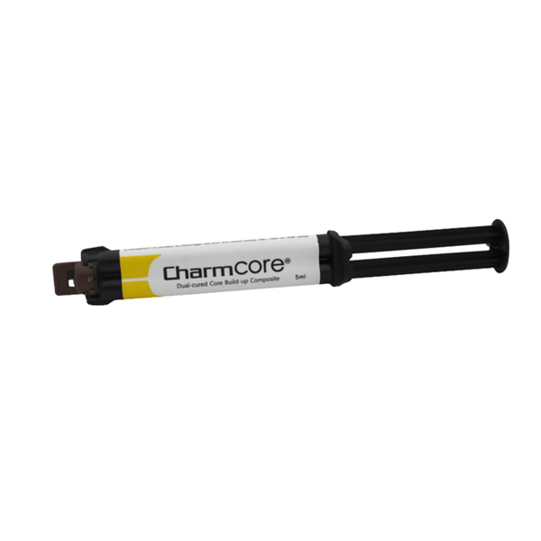 DentKist композитен цимент за пънчета Charm Core A3 двойно полимеризиращ 2 x 5 ml шприца