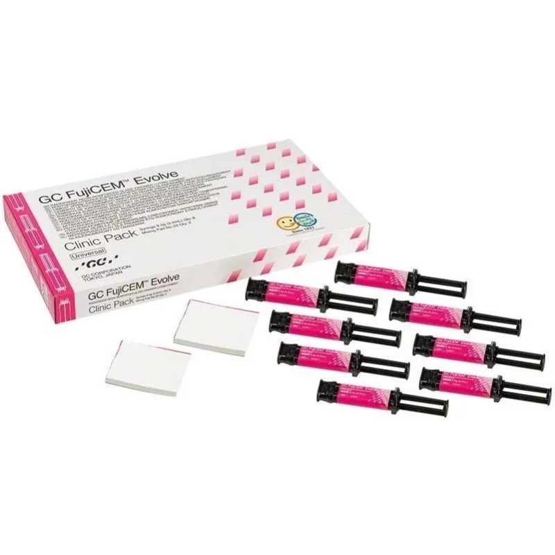GC гласйономерен цимент GC FujiCem Evolve Handmix 8бр комплект