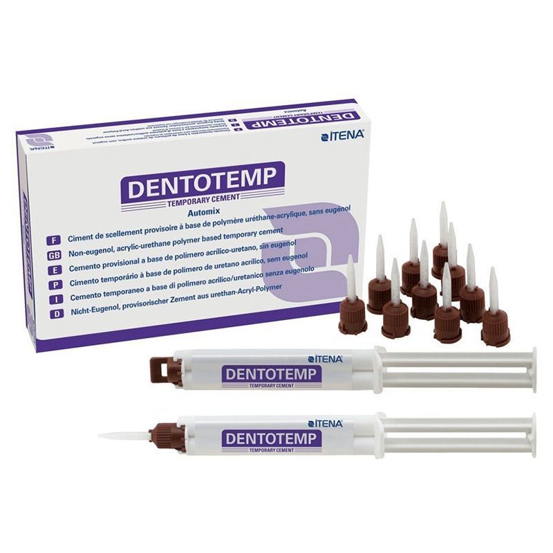 ITENA временен цимент без евгенол Dentotemp Automix 2x5ml шпр.