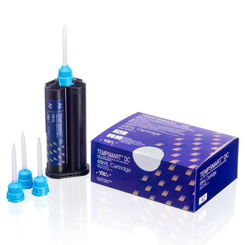 GC материал за временни коронки TEMPSMART DC A3 двойнополимеризиращ 48 ml картуша